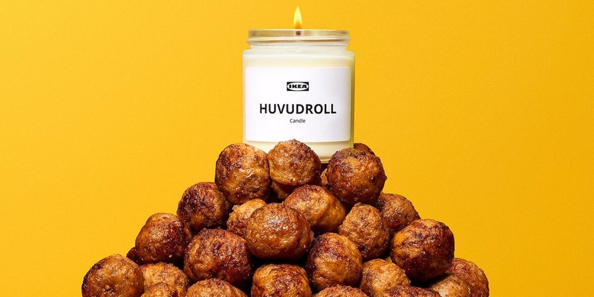 IKEA выпустила свечу с ароматом своих фирменных мясных фрикаделек