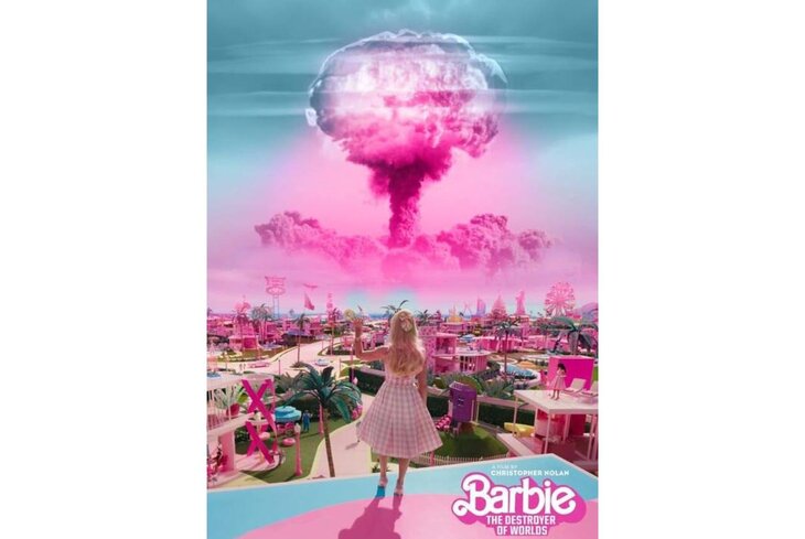 «Барби» vs. «Оппенгеймер»: посмотрите мемы о вражде самых обсуждаемых фильмов лета