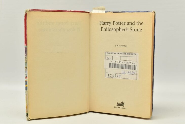 Редкий экземпляр «Гарри Поттера» уйдет с молотка за £5000
