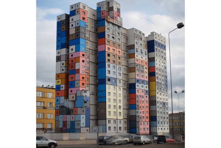 Москва из тетриса: посмотрите, как нейросеть изобразила город в стиле культовой игры