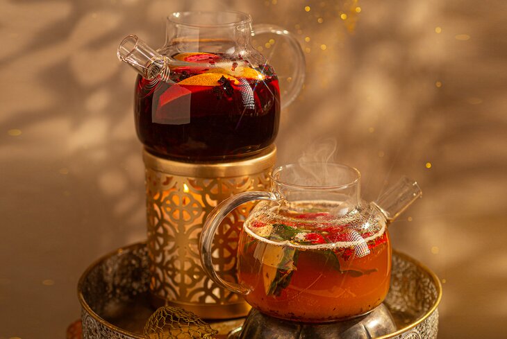 С хурмой, киви и розой: 5 согревающих чаев из московских ресторанов