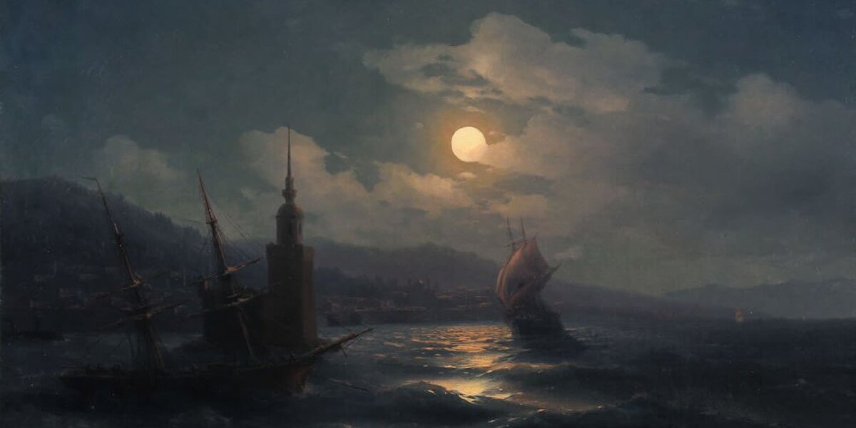 Пейзаж Ивана Айвазовского «Лунная ночь» выставят на аукцион