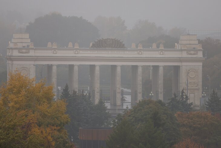 Москву накрыло густым туманом: собрали красивые фото города