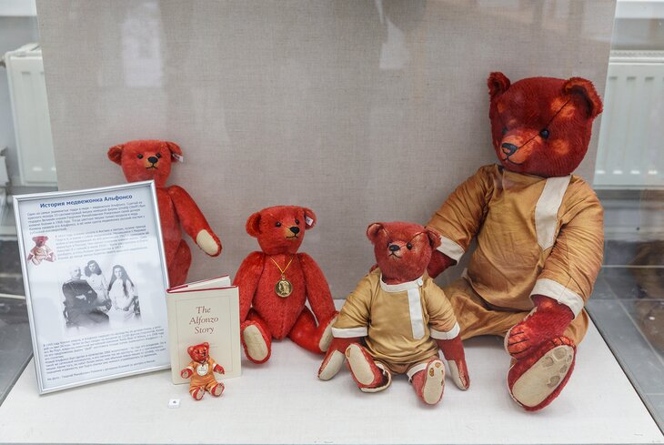 В Дарвиновском музее выставка медведей Тедди — прочитайте их необычные истории