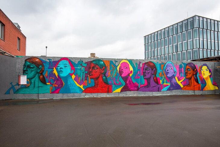 На «Винзаводе» снесли стену, на которой художники рисовали свои граффити