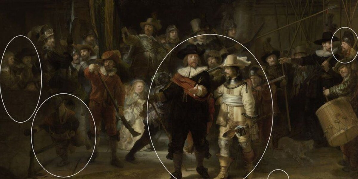Искусственный интеллект отреставрировал картину Рембрандта «Ночной дозор»
