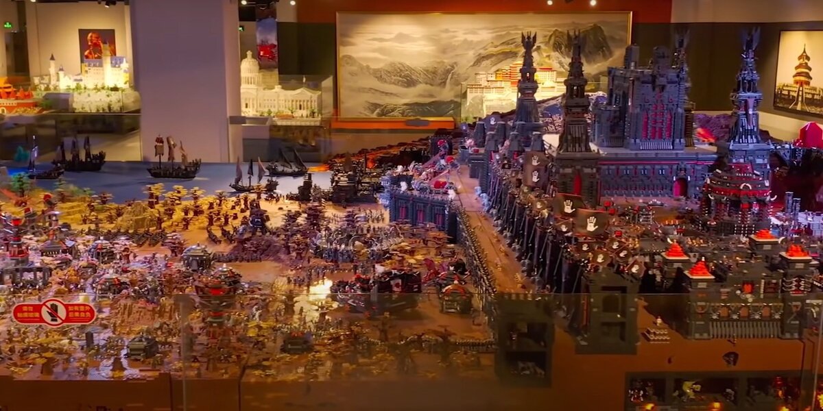 Копию вселенной «Властелина колец» назвали самой большой инсталляцией из LEGO в мире