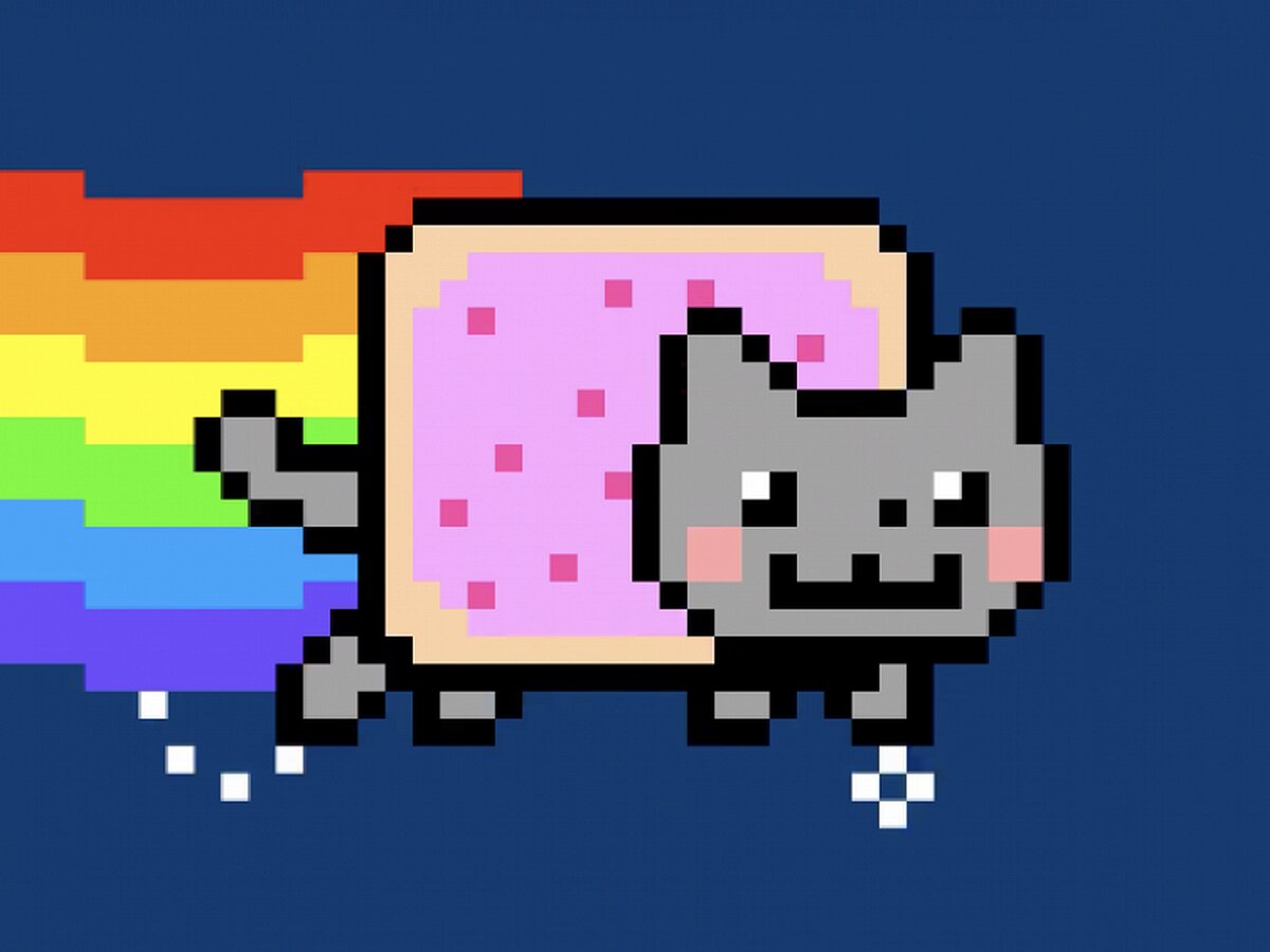 Гифку с радужным котом из игры Nyan Cat выставили на аукцион как предмет  криптоискусства – The City