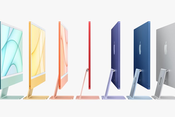 Разноцветные iMac, новый планшет и трекер: главное с презентации Apple