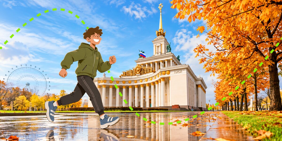 Беговые маршруты в Москве: топ-5 вариантов по территории ВДНХ