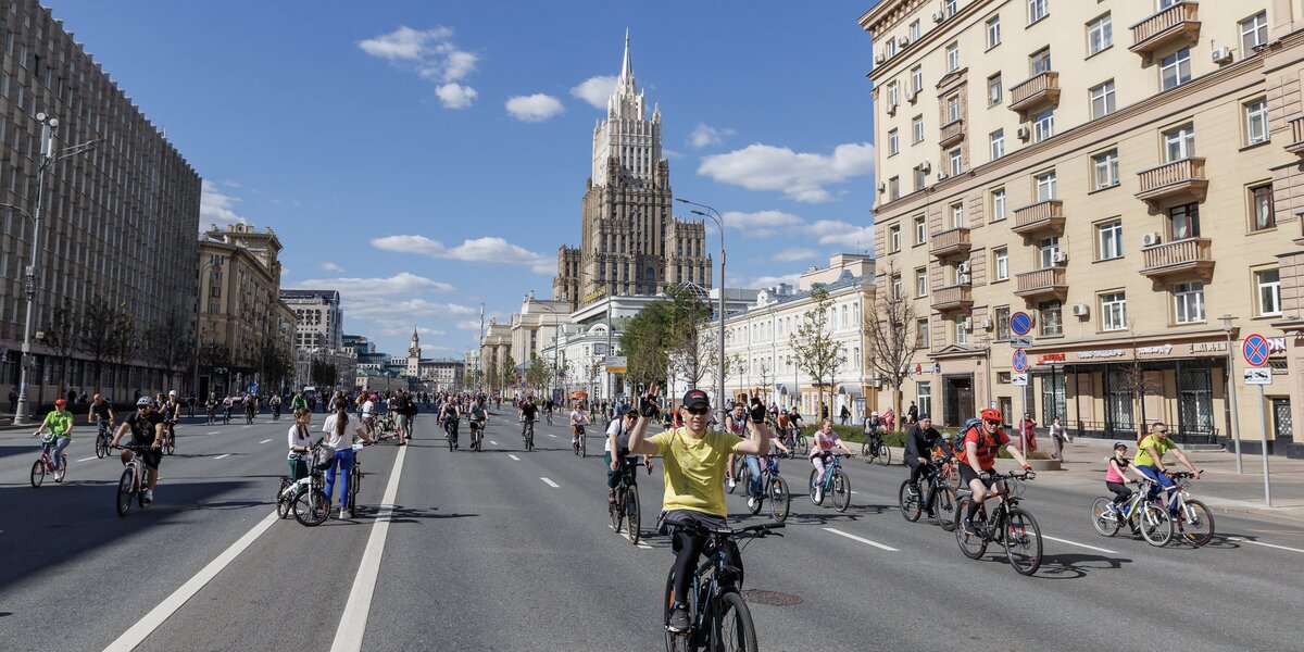 В Москве прошел большой велофестиваль. Посмотрите, как это было
