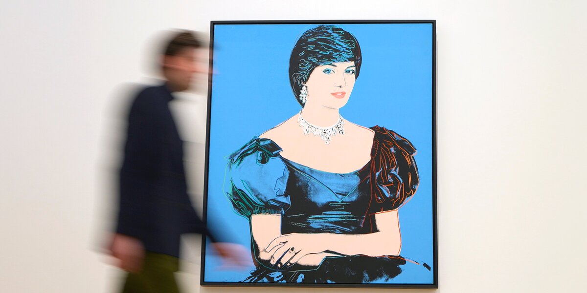 Портрет принцессы Дианы, созданный Энди Уорхолом, продали за 2,4 миллиона фунтов стерлингов