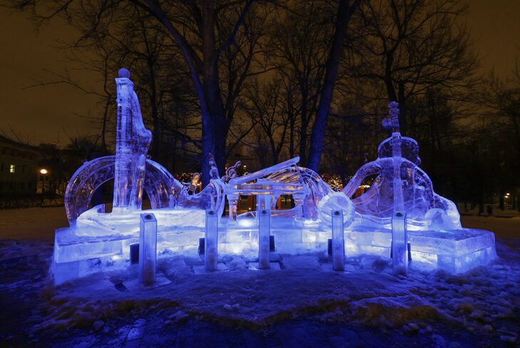 «Снег и лед в Москве»: посмотрите на самые необычные ледяные скульптуры фестиваля