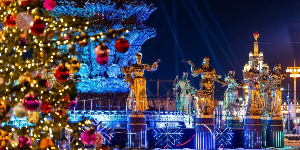 В новогоднюю ночь на ВДНХ пройдут праздничные события