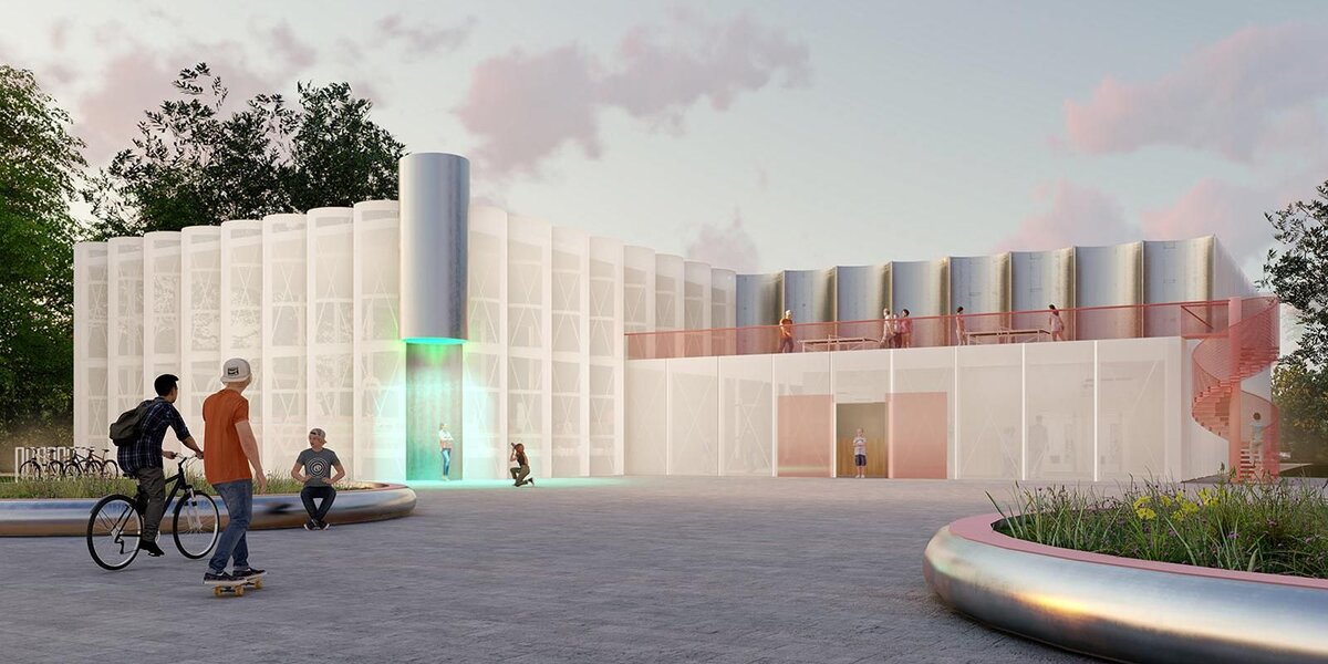 В парке «Сокольники» в Москве появится новый спортивный центр с батутами и скейт-парком