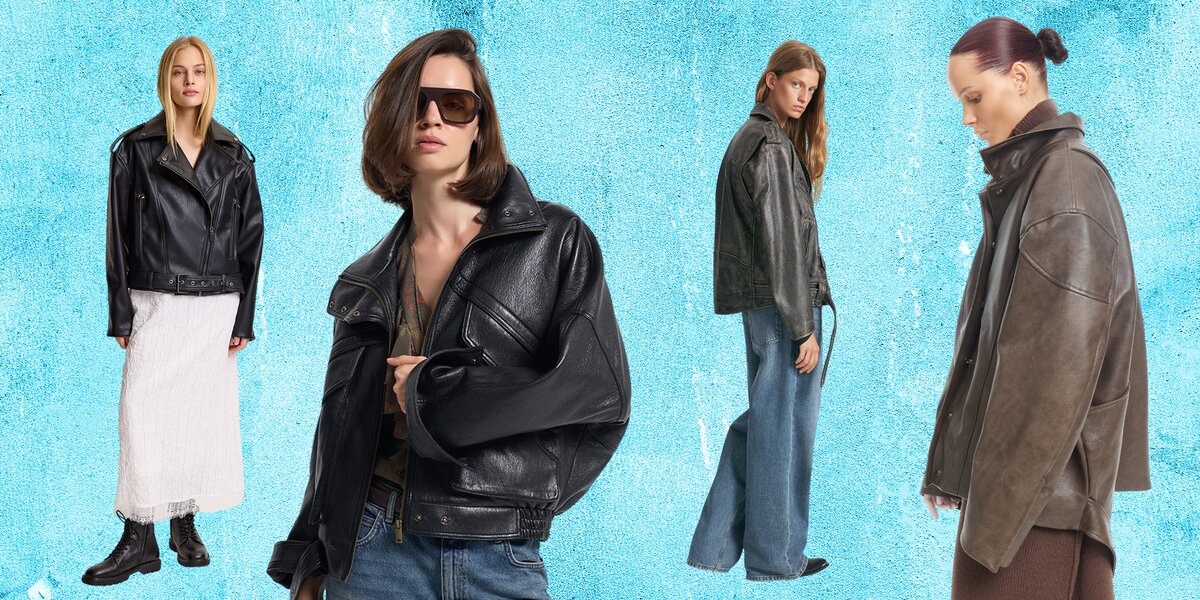 Кожаные куртки на осень: 12 стильных вариантов у российских брендов на этот сезон