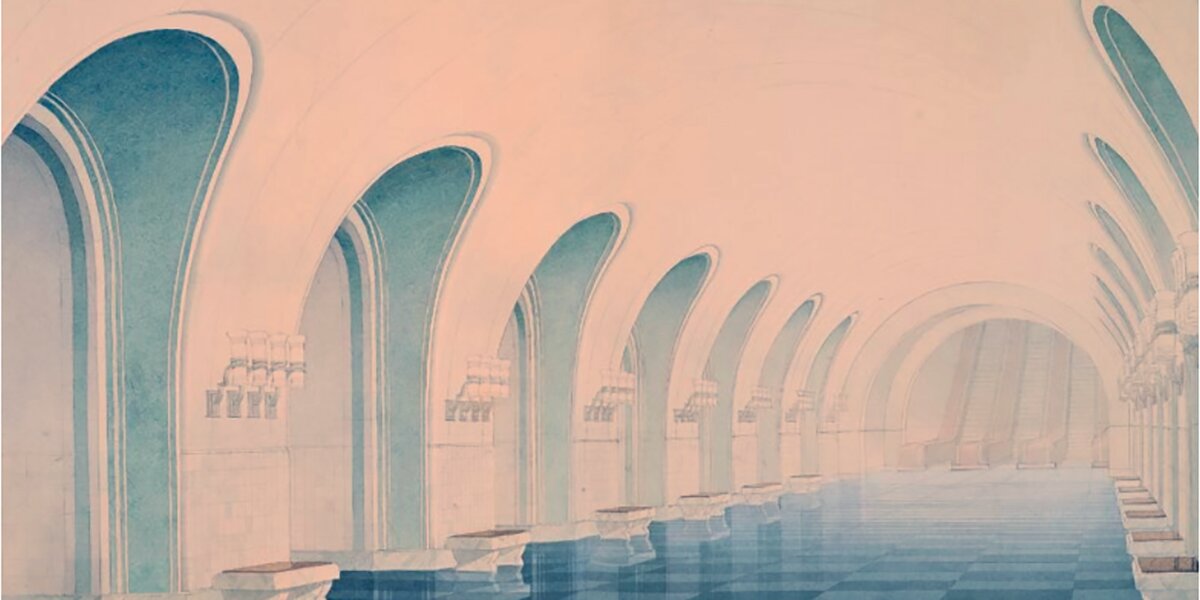 Метро без излишеств: как могла бы выглядеть станция «ВДНХ». Прочитайте отрывок об этом