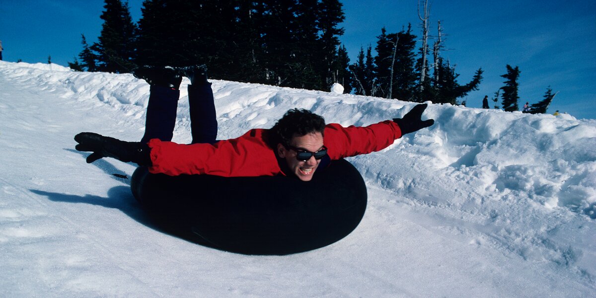 Где кататься на «ватрушках» в Москве: места с искусственным снегом