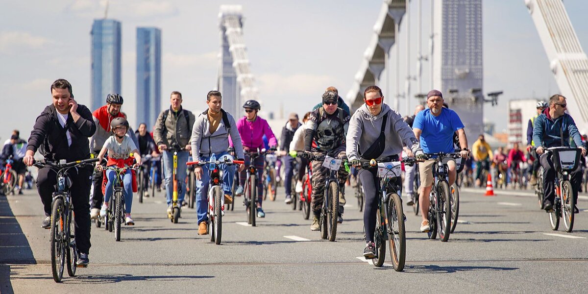 Весенний велофестиваль пройдет в Москве в конце мая