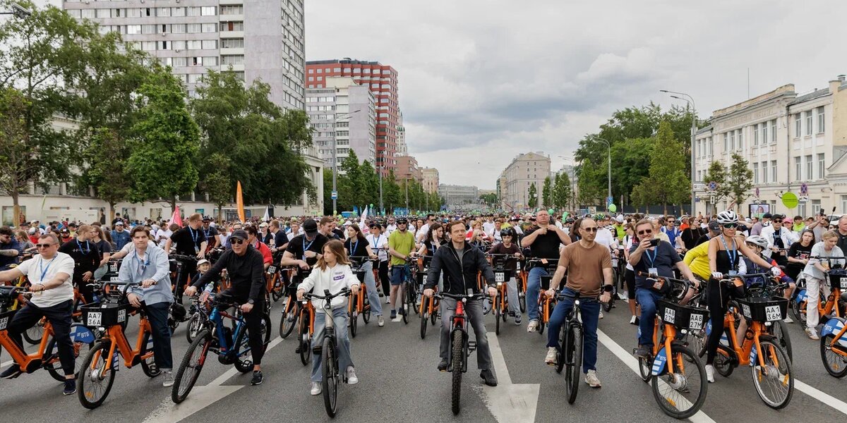 Московский Весенний велофестиваль: посмотрите, как прошло открытие