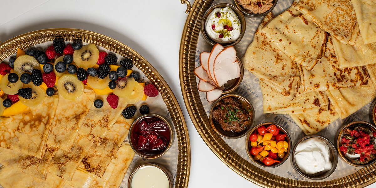 Больше блинов! Топ-5 сетов, которые подготовили к Масленице в московских ресторанах