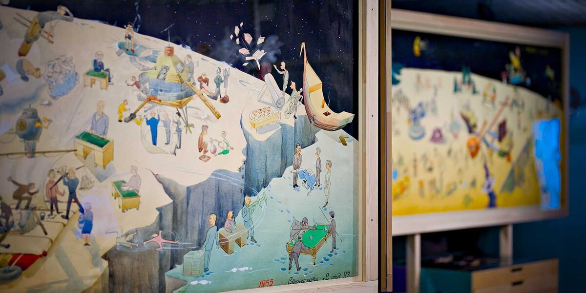 Попасть на выставку о стенгазетах в Музее космонавтики можно при помощи сервиса «Мосбилет»