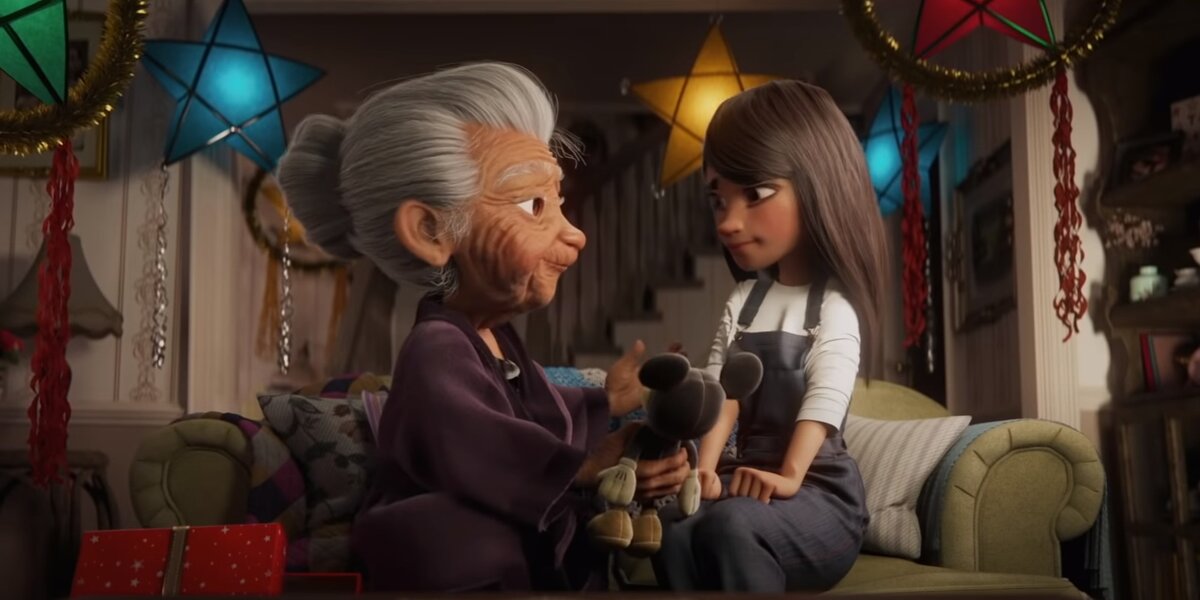 Disney выпустил рождественскую короткометражку о бабушке и внучке