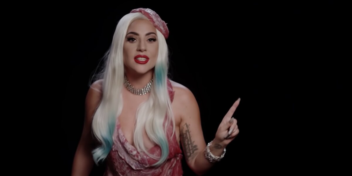 Леди Гага повторила все свои культовые наряды в политическом видео