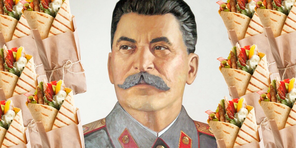 На Войковской появился Stalin Doner с «шаурмой от Берии». Его проверяет полиция