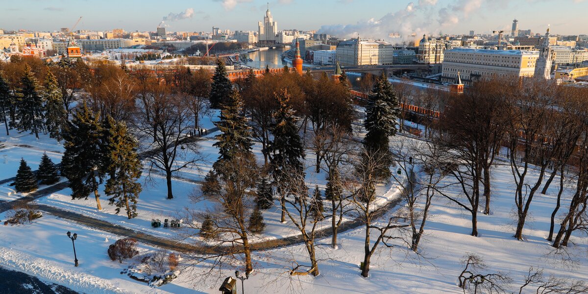 Самые красивые скверы Москвы для прогулок зимой