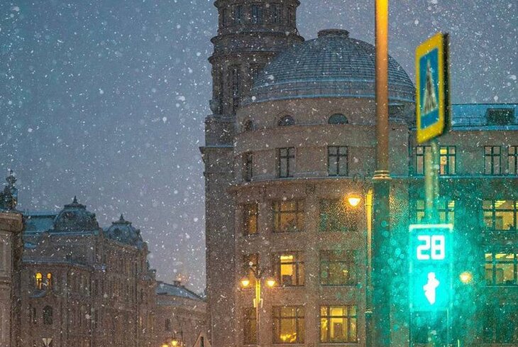Посмотрите фотографии снежной Москвы