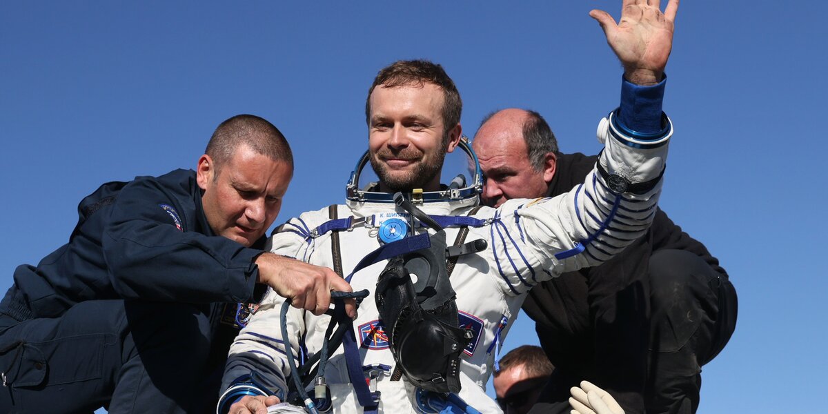 Юлия Пересильд и Клим Шипенко вернулись на Землю. Они пробыли на МКС 12 суток