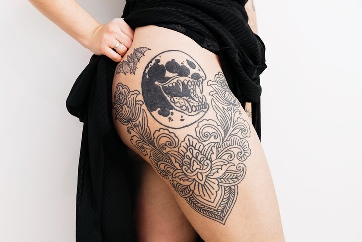 Нательные рисунки в Москве: татуировки дизайнера Евгении Юртовой