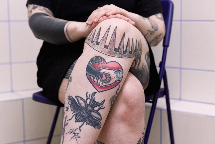 Нательные рисунки в Москве: татуировки ассистента ветеринарного врача Дарьи Хомяковой