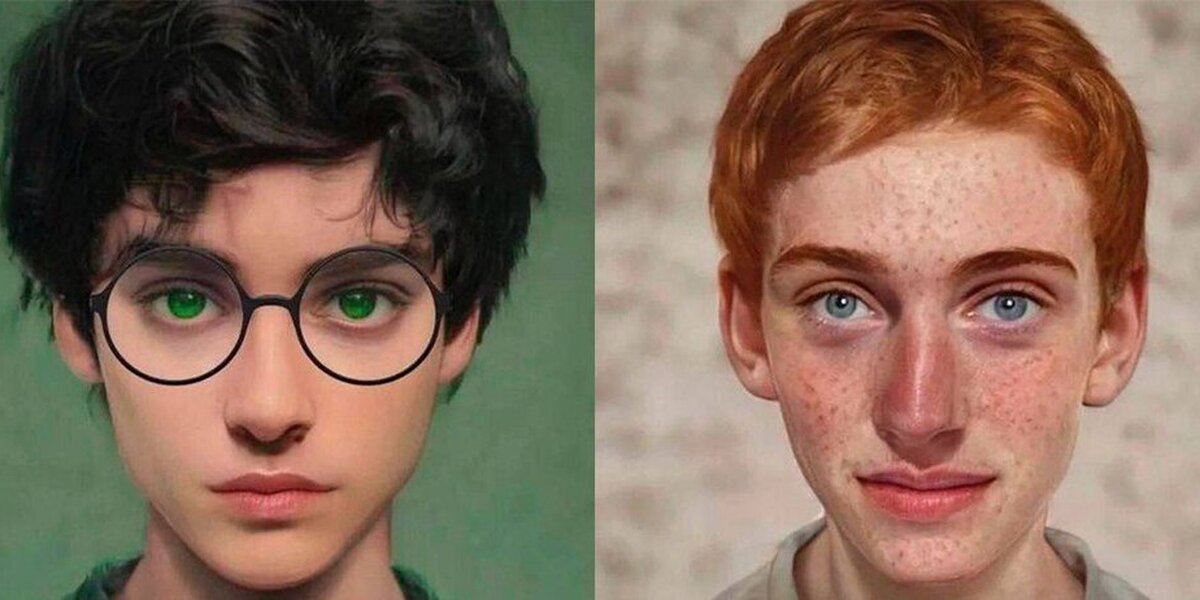 Фанатка «Гарри Поттера» с помощью нейросети создала портреты персонажей франшизы