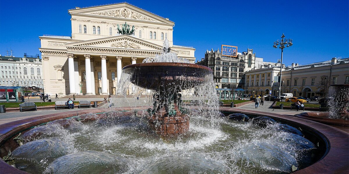 В Москве открылось 600 фонтанов