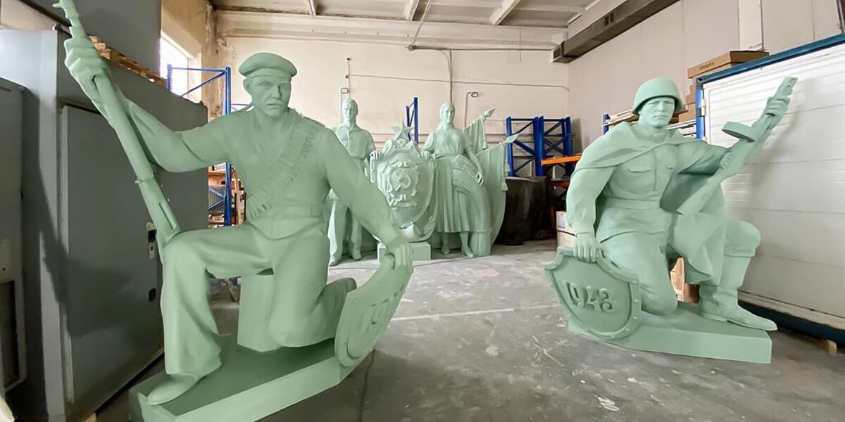 Восстановлены утраченные скульптуры павильона «Радиоэлектроника и связь» на ВДНХ
