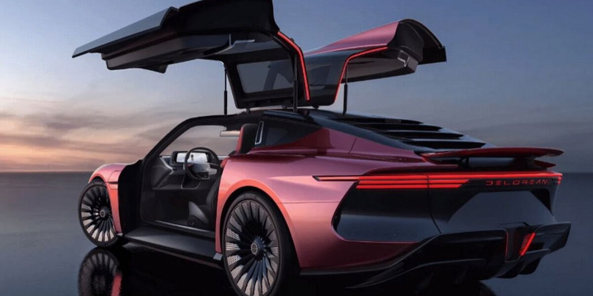 Посмотрите концепт электромобиля по мотивам машины из «Назад в будущее»