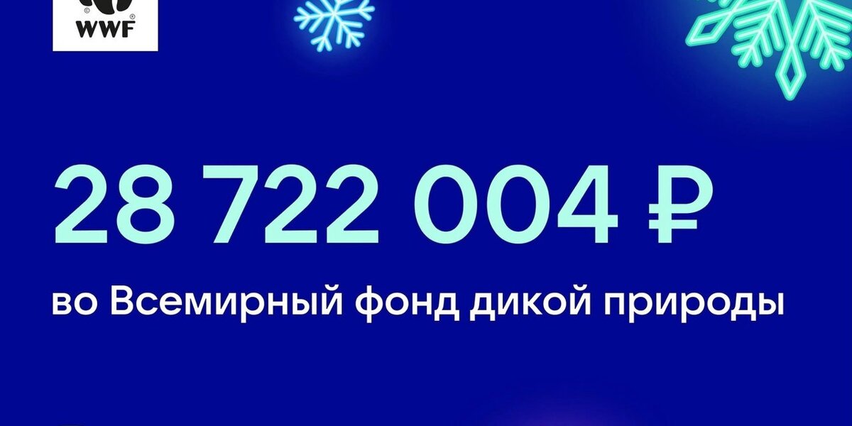 «ВКонтакте» отправит 29 миллионов рублей в WWF России