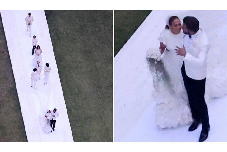 Дженнифер Лопес и Бен Аффлек провели еще одну свадебную церемонию
