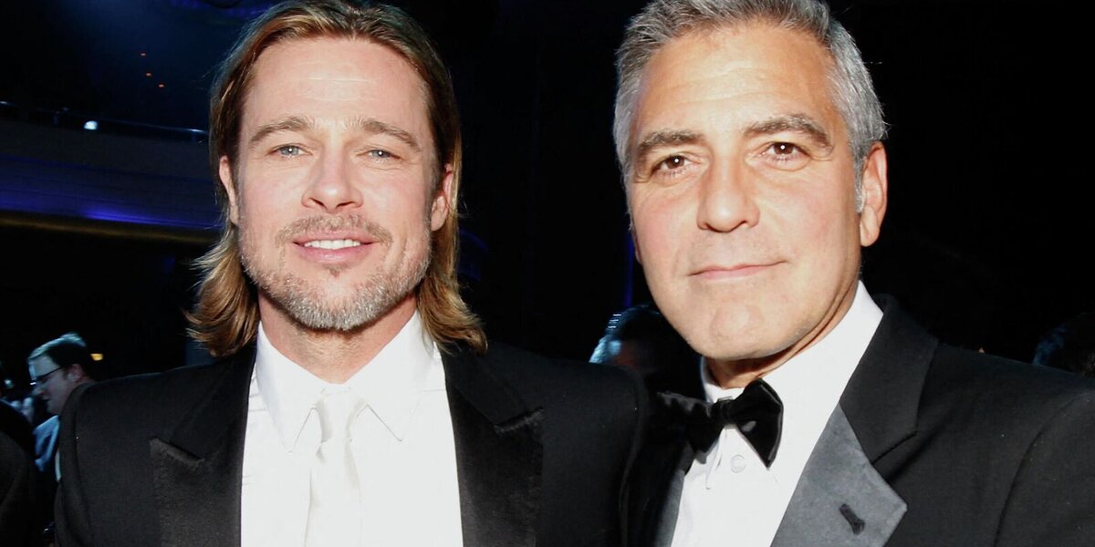 Брэд Питт назвал Джорджа Клуни самым красивым мужчиной