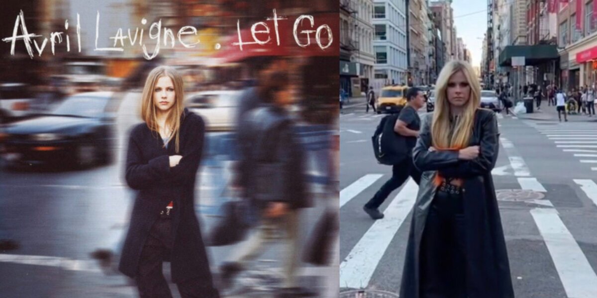 Аврил Лавин повторила фото с обложки альбома Let Go спустя 20 лет