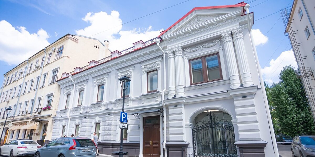 В Большом Козловском переулке отреставрировали особняк Рутковских